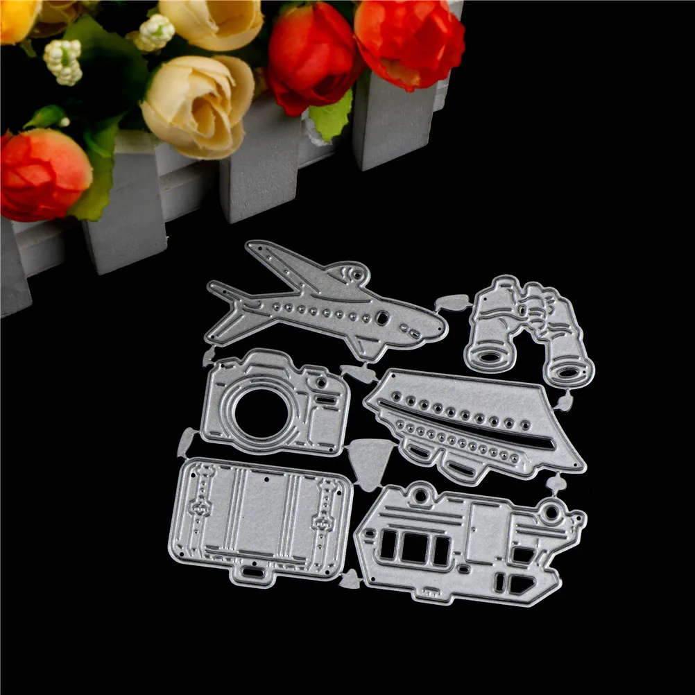 DIY Scrapbook Embossing Album Paper Card Craft Decor Earth Aircraft Camera Bag Travel Kit Plane Car Metal Cutting Dies Stencils
DIY Scrapbook Embossing Album Paper Card Craft Decor Earth Aircraft Camera Bag Travel Kit Plane Car Metal Cutting Dies Stencils