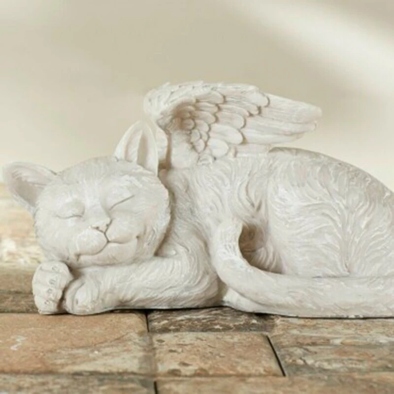 Angel Pet Statue 1/2pcs Super Cute Sleeping Dog/Cat in Angel's Wing Resin Garden Ornament HVR88
Angel Pet Statue 1/2pcs Super Cute Sleeping Dog/Cat in Angel's Wing Resin Garden Ornament HVR88