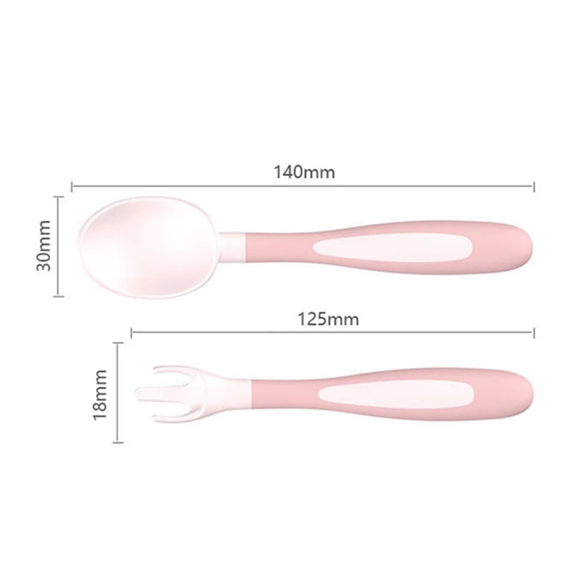 Silicone Spoon for Baby Utensils Set Auxiliary Food Toddler Learn To Eat Training Bendable Spoon Fork Infant Children Tableware
Silicone Spoon for Baby Utensils Set Auxiliary Food Toddler Learn To Eat Training Bendable Spoon Fork Infant Children Tableware