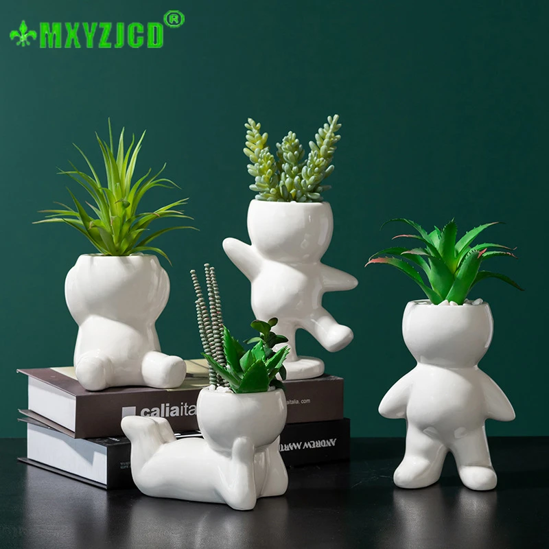 New Ceramic Figurines Flower Pot Simulation Succulent Potted Plants Living Room Office Desktop Decoration Home Decor Ornaments
New Ceramic Figurines Flower Pot Simulation Succulent Potted Plants Living Room Office Desktop Decoration Home Decor Ornaments