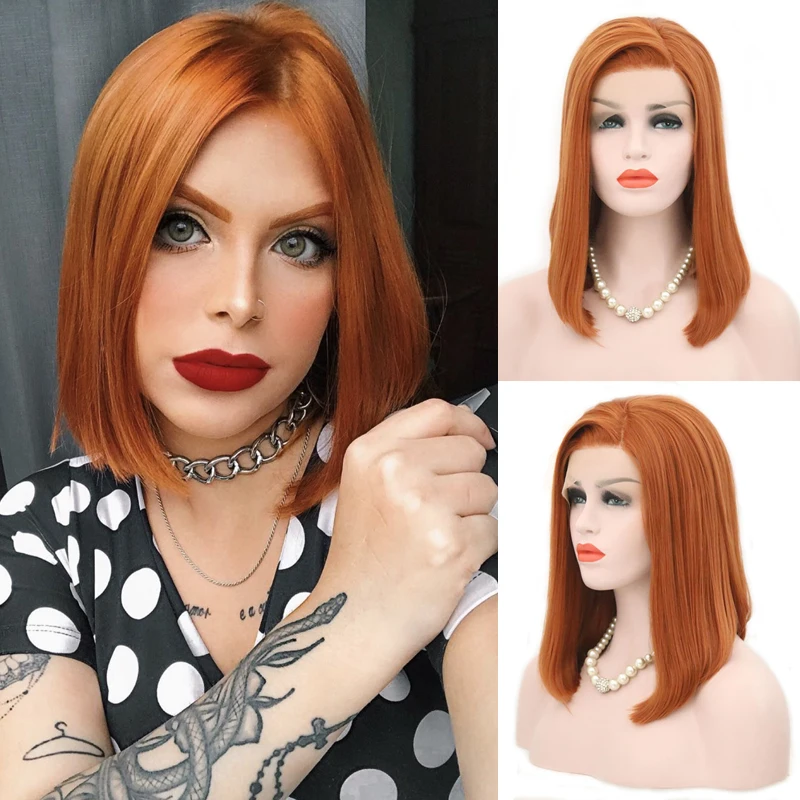 Женский короткий парик Charisma из натуральных прямых синтетических волос с высокой