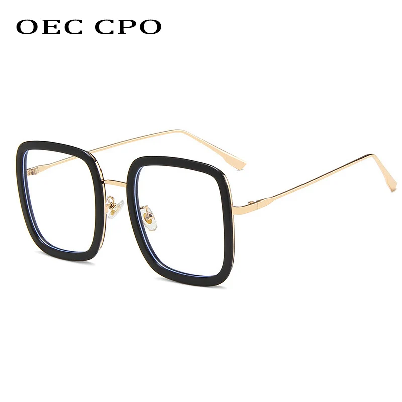 OEC CPO Transparent Square Glasses Women Brand Design Fashion Optical Glasses Frames Ladies Men Computer Goggles sunglass
OEC CPO Transparent Square Glasses Women Brand Design Fashion Optical Glasses Frames Ladies Men Computer Goggles sunglass
