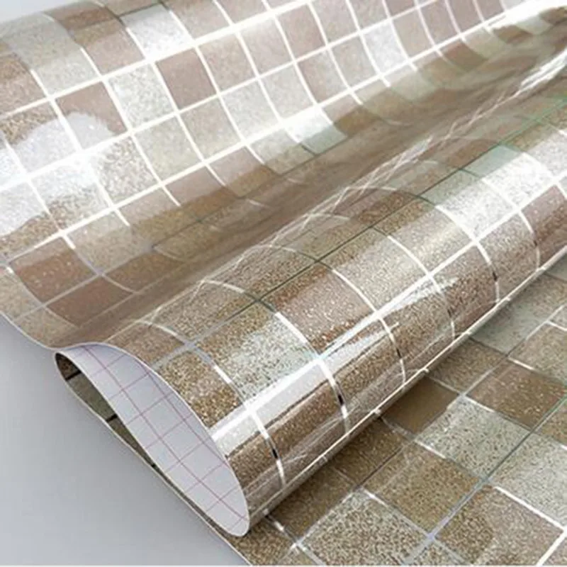 New 45x200cm Mosaic 5 Colors Aluminum Foil Self-adhensive Anti Oil Wallpaper for Kitchen High Temperature resistant
New 45x200cm Mosaic 5 Colors Aluminum Foil Self-adhensive Anti Oil Wallpaper for Kitchen High Temperature resistant