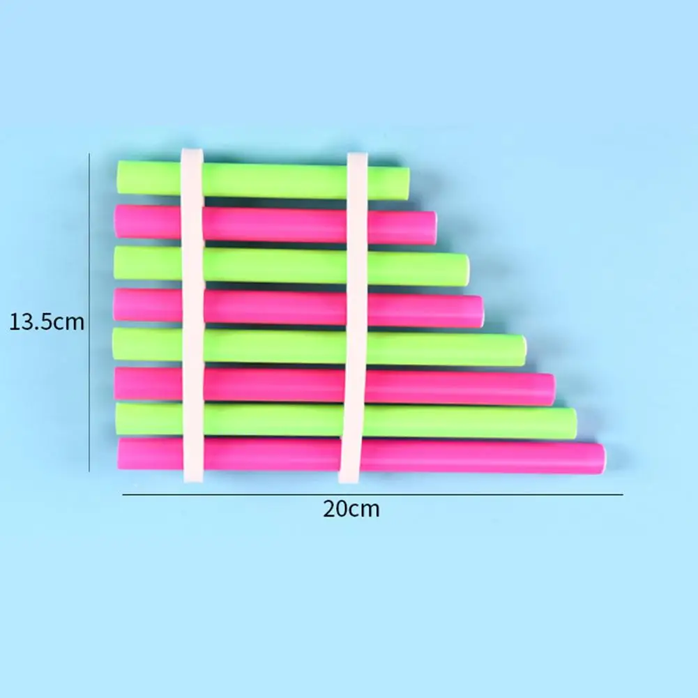 Plastic Panpipe Handmade Music Toys Especially Creative Superb Craftsmanship for Musical Instruments School Students 
Plastic Panpipe Handmade Music Toys Especially Creative Superb Craftsmanship for Musical Instruments School Students