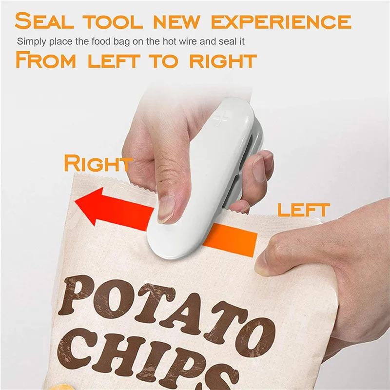 Mini Sealing Machine Package Sealer Bags Plastic Food Sous Vide Closure Portable Sealer Storage Bag Packing Kitchen Accessories
Mini Sealing Machine Package Sealer Bags Plastic Food Sous Vide Closure Portable Sealer Storage Bag Packing Kitchen Accessories
