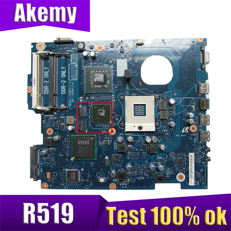 AKEMY BA41-01148A BA41-01147A BA92-05857A BA92-05857B для samsung R519 Материнская плата ноутбука CANNES-L-E PM45 DDR2
AKEMY BA41-01148A BA41-01147A BA92-05857A BA92-05857B для samsung R519 Материнская плата ноутбука CANNES-L-E PM45 DDR2