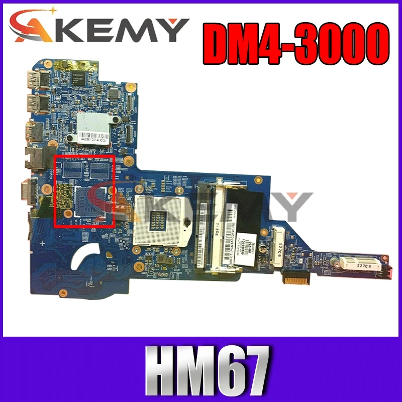 AKemy Laptop motherboard For HP Pavillion DM4 DM4-3000 Mainboard 669085-001 669085-501 48.4QC05.011 HM67
AKemy Laptop motherboard For HP Pavillion DM4 DM4-3000 Mainboard 669085-001 669085-501 48.4QC05.011 HM67