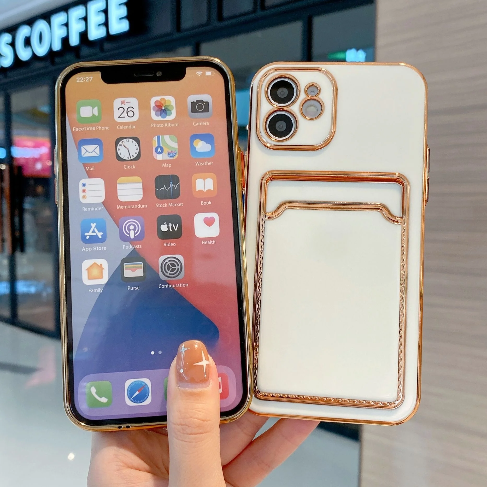 Suitable for iPhone12 electroplating card mobile phone shell 11ProMax Rubik's Cube Phnom Penh soft shell 7 8 protective cover X
Suitable for iPhone12 electroplating card mobile phone shell 11ProMax Rubik's Cube Phnom Penh soft shell 7 8 protective cover X