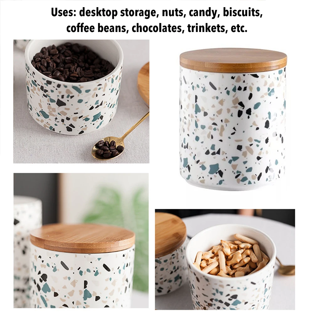 Creative Nordic Style Ceramic Sealed Food Jar Storage Organization Kitchen Spice Tea Coffee Bean Candy Jar Home Storage natural 
Creative Nordic Style Ceramic Sealed Food Jar Storage Organization Kitchen Spice Tea Coffee Bean Candy Jar Home Storage natural