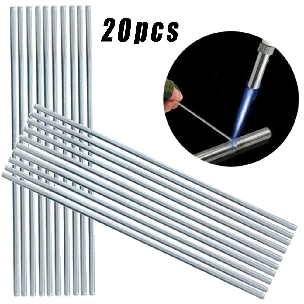 20 PCS Set Aluminium Welding Rods Brazing Soldering Low Temperature Easy Weld Durable And Practical To Use 33cm* 2mm Size
20 PCS Set Aluminium Welding Rods Brazing Soldering Low Temperature Easy Weld Durable And Practical To Use 33cm* 2mm Size