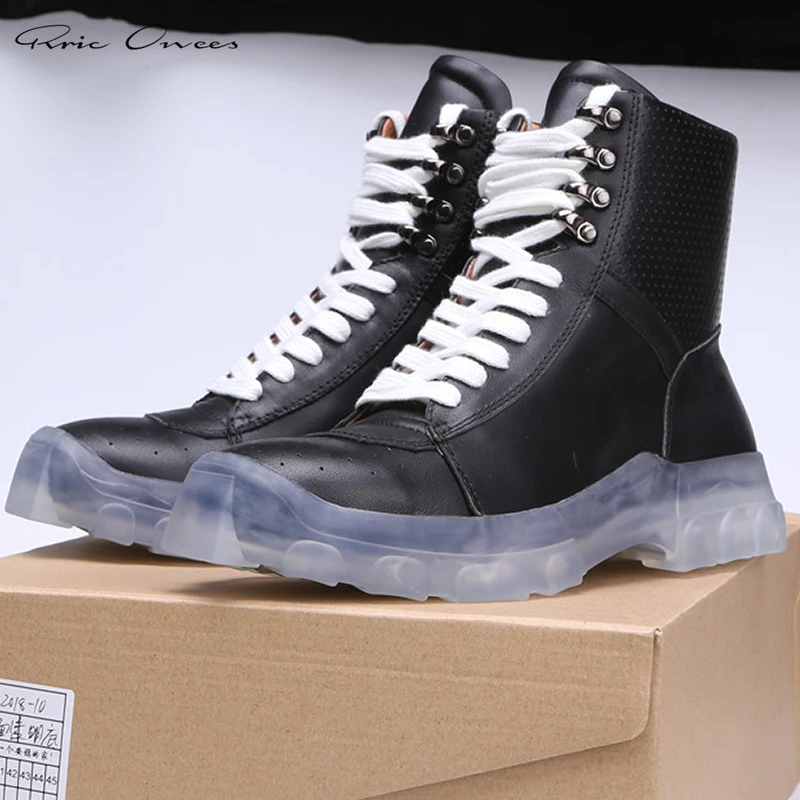 High Street RO Casual Leather Sneaker Rric Owens Martin Boots Men's Women Shoes Original Shoe Streetwear Couple Casual Sneaker
High Street RO Casual Leather Sneaker Rric Owens Martin Boots Men's Women Shoes Original Shoe Streetwear Couple Casual Sneaker