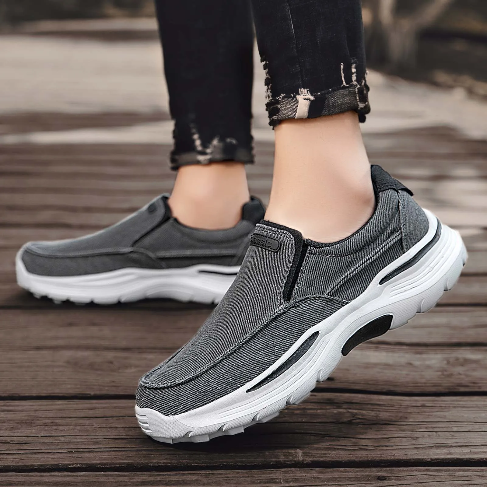 Men's Casual Shoes Canvas Breathable Loafers Men 2021 New Male Comfortable Outdoor Walking Shoes Classic Loafers Men Sneakers
Men's Casual Shoes Canvas Breathable Loafers Men 2021 New Male Comfortable Outdoor Walking Shoes Classic Loafers Men Sneakers