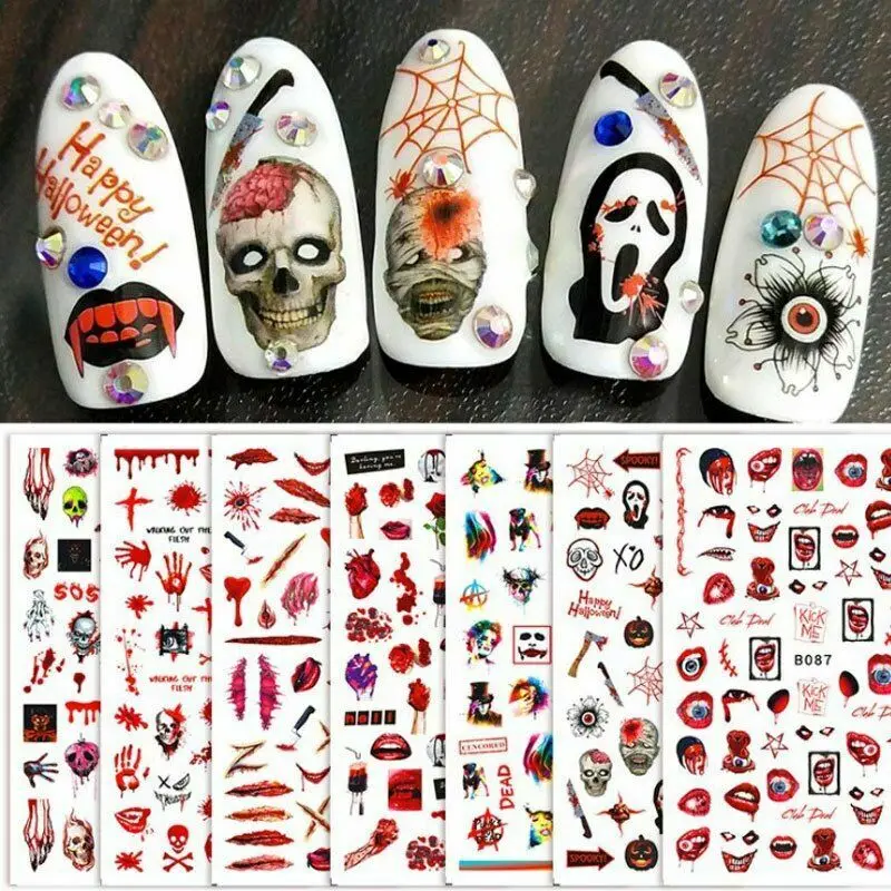 12PCS Self-adhesive Halloween Blood Rose Nail Art Sticker Decal Nail Decoration Decal Blood Drip Halloween Spooky Nail Decal,B74
12PCS Self-adhesive Halloween Blood Rose Nail Art Sticker Decal Nail Decoration Decal Blood Drip Halloween Spooky Nail Decal,B74