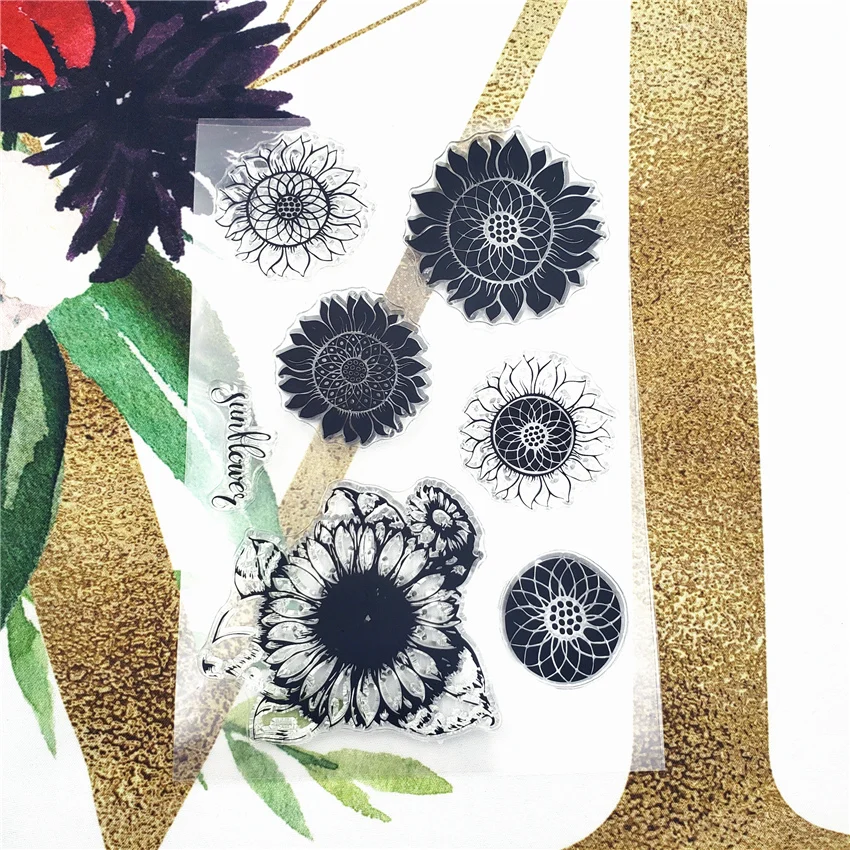CLEAR STAMPS for DIY Scrapbooking Beautiful Sunflower Silicone Seals Rubber Stamp Making Photo Album Card Decor Craft Supplies
CLEAR STAMPS for DIY Scrapbooking Beautiful Sunflower Silicone Seals Rubber Stamp Making Photo Album Card Decor Craft Supplies