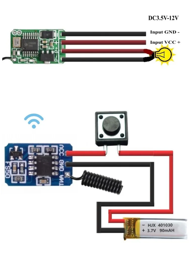 Мини-пульт дистанционного управления, 1527 МГц, 433,92 МГц, для системы сигнализации, низкий ток в режиме ожидания
Мини-пульт дистанционного управления, 1527 МГц, 433,92 МГц, для системы сигнализации, низкий ток в режиме ожидания