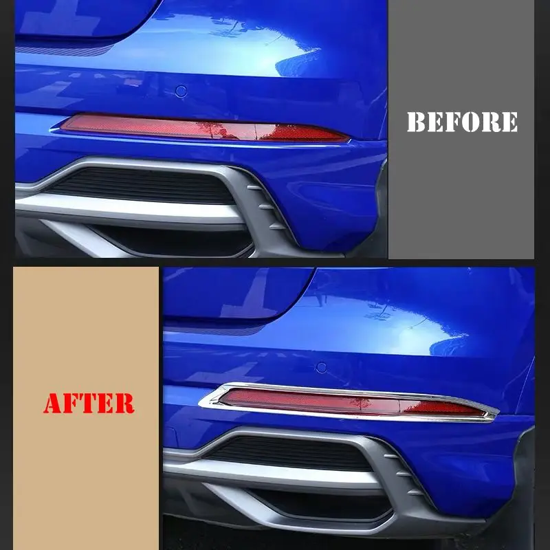 ABS-пластик подходит для 2019 2020 Audi Q3 седан задние/передние противотуманные фары