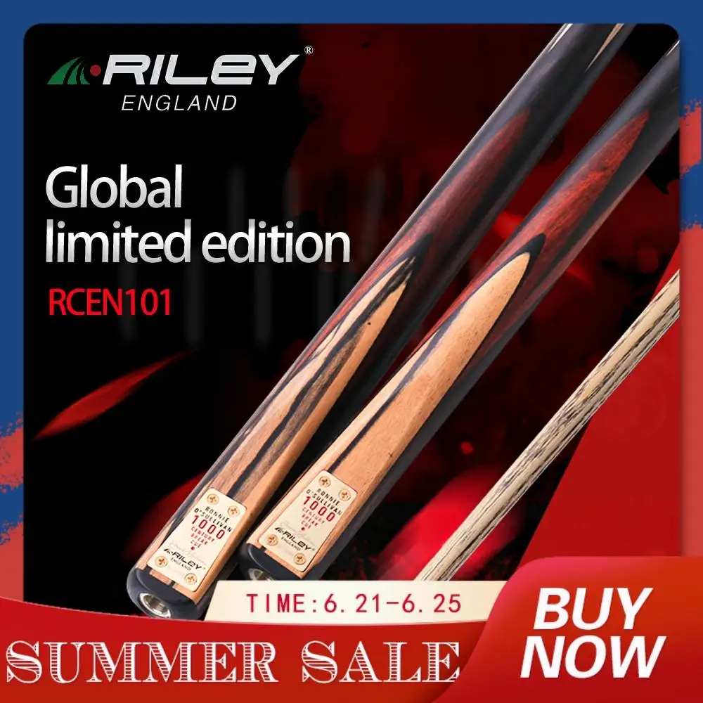 New Arrival RILEY Snooker Stick Cue RCENT-101 9.5mm One Piece Ashwood Snooker Cue Limit 1000 In Memory of Ronnie O'Sullivan 2019
New Arrival RILEY Snooker Stick Cue RCENT-101 9.5mm One Piece Ashwood Snooker Cue Limit 1000 In Memory of Ronnie O'Sullivan 2019