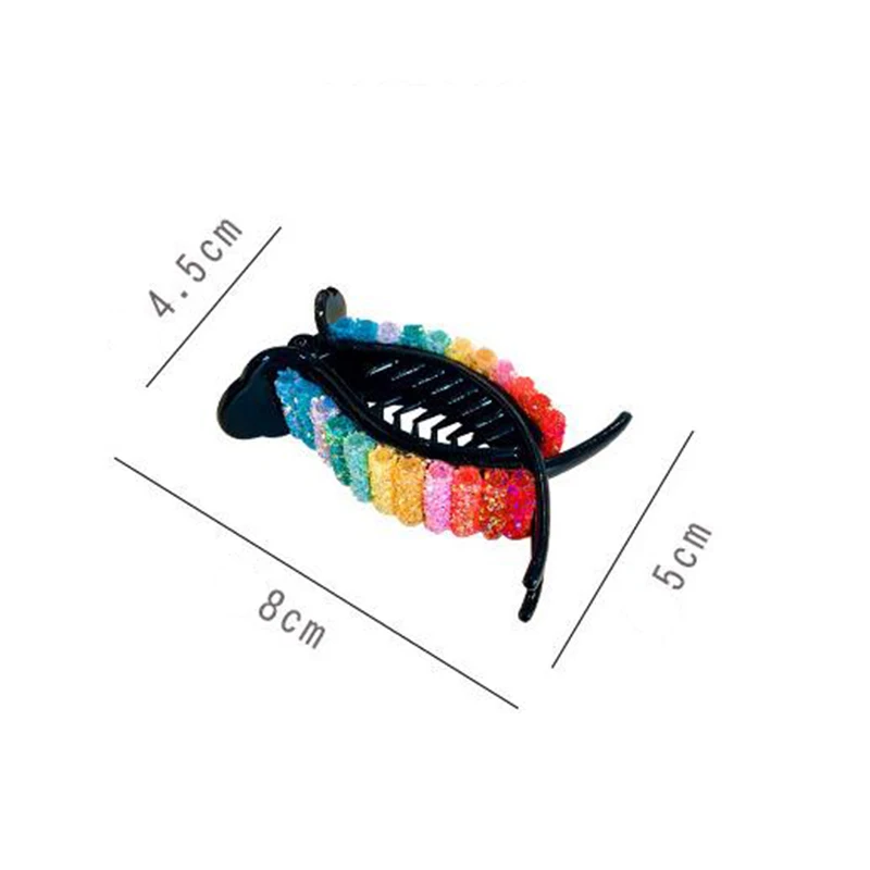 New Colorful Rainbow Hair Claws For Women Girls Hair Holder Clip Sweet Headband Hair Style Make Hairpin Fashion Hair Accessories
New Colorful Rainbow Hair Claws For Women Girls Hair Holder Clip Sweet Headband Hair Style Make Hairpin Fashion Hair Accessories
