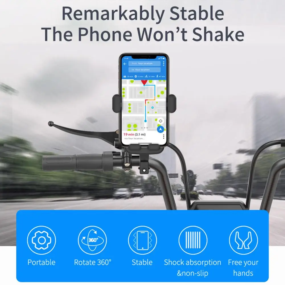 2020 Bike&Motorcycle Phone Mount Anti Shake and Stable Cradle Clamp with 360 Rotation Bicycle Phone Mount/Bike Accessories
2020 Bike&Motorcycle Phone Mount Anti Shake and Stable Cradle Clamp with 360 Rotation Bicycle Phone Mount/Bike Accessories