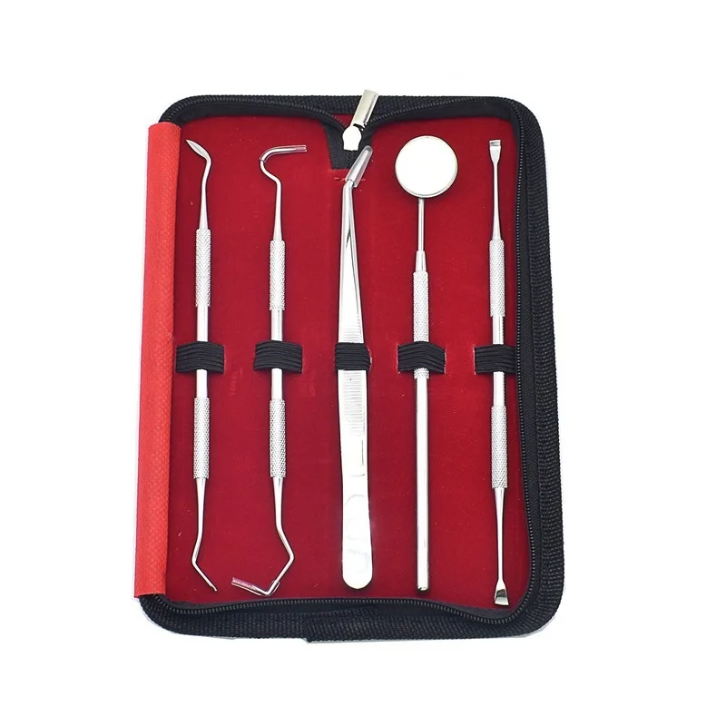 5Pcs/Set Stainless Steel Dental Examination Tools Kit Care Teeth Clean Whitening Laboratory Equipment Dentist Gift Oral Tooth
5Pcs/Set Stainless Steel Dental Examination Tools Kit Care Teeth Clean Whitening Laboratory Equipment Dentist Gift Oral Tooth