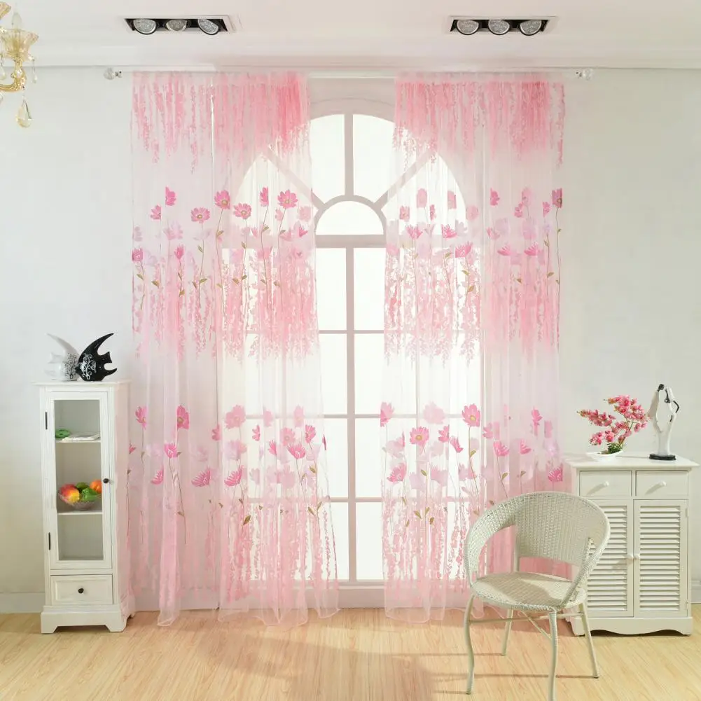 80%HOTFine Workmanship Window Treatment Wear Resistant Polyester Flower Pattern Rod Pocket Sheer Curtain Panel for Home
80%HOTFine Workmanship Window Treatment Wear Resistant Polyester Flower Pattern Rod Pocket Sheer Curtain Panel for Home