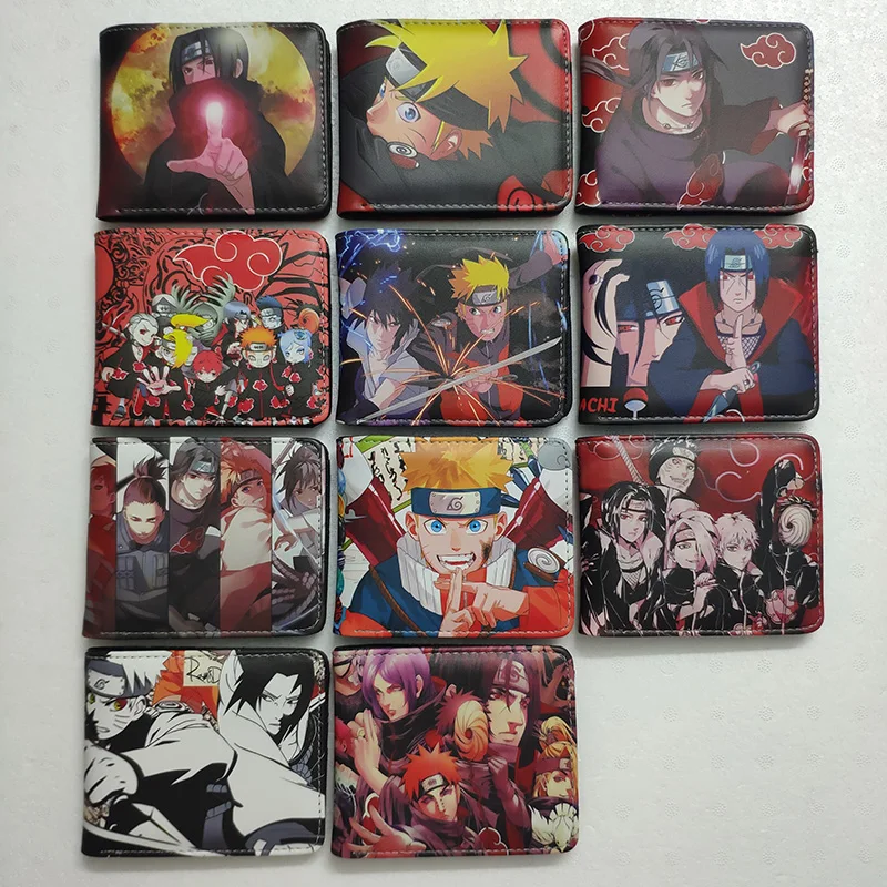 Hot Cartoon Anime Purse Wallet carteira masculina Kakashi Sasuke Black Leaf Village Konoha Ninja Dollar Price Men Women Wallets
Hot Cartoon Anime Purse Wallet carteira masculina Kakashi Sasuke Black Leaf Village Konoha Ninja Dollar Price Men Women Wallets