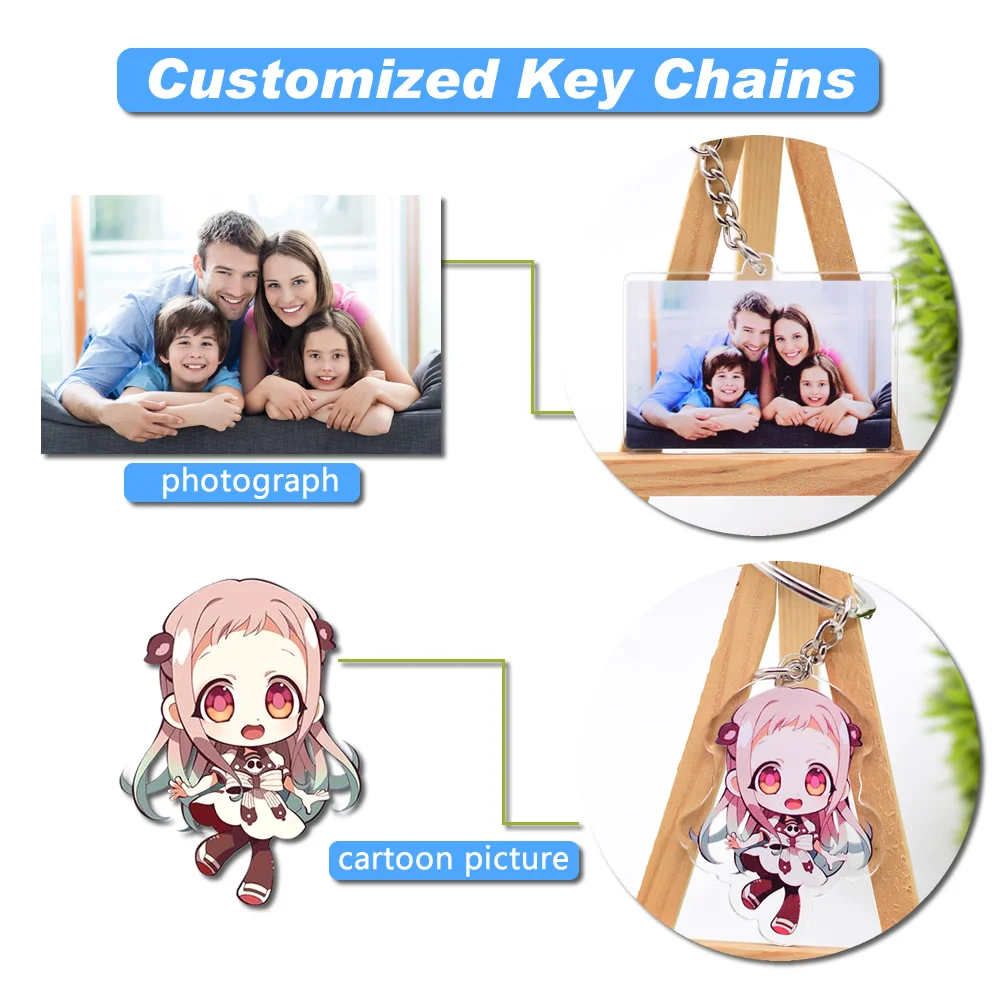 Customized Acrylic Key Chains Personalized Decorations Keyring Custom-made Keychain Gift
Customized Acrylic Key Chains Personalized Decorations Keyring Custom-made Keychain Gift