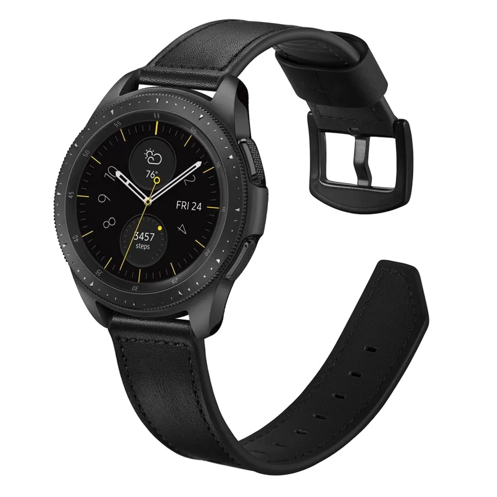 Vintage Leather Strap For Samsung Galaxy Watch 46mm Watchband Bracelet Bands Elegant Luxury Straps Solid Color Black Brown
Vintage Leather Strap For Samsung Galaxy Watch 46mm Watchband Bracelet Bands Elegant Luxury Straps Solid Color Black Brown
