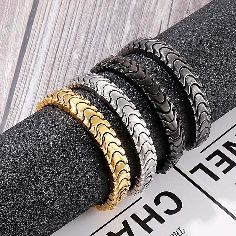 Punk Keel Chain Shiny Multiple Color Stainless Steel Men Bracelet Jewelry Retro Charm Wrist Pulsera Para Hombres Friend Gifts
Punk Keel Chain Shiny Multiple Color Stainless Steel Men Bracelet Jewelry Retro Charm Wrist Pulsera Para Hombres Friend Gifts