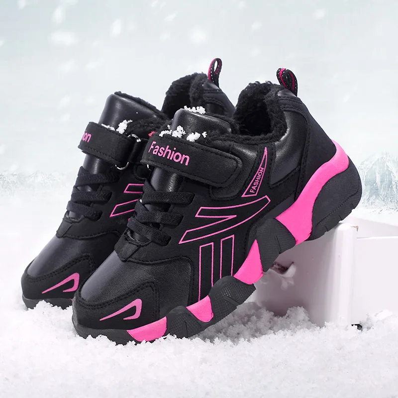 Winter Girls Snakers Children Shoes Kids Sneakers Plush Warm Lining Fashion Snow Anti-slippery Fashion Leeather tenis infantil
Winter Girls Snakers Children Shoes Kids Sneakers Plush Warm Lining Fashion Snow Anti-slippery Fashion Leeather tenis infantil