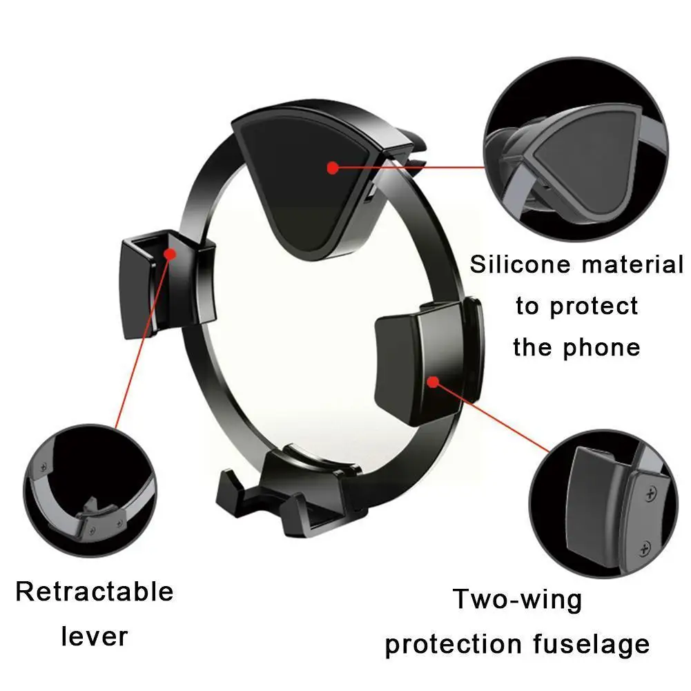 Gravity Car Phone Holder Round Bracket Universal Holder Stand in Car GPS Mount For iPhone 13 Pro Max G2L0
Gravity Car Phone Holder Round Bracket Universal Holder Stand in Car GPS Mount For iPhone 13 Pro Max G2L0