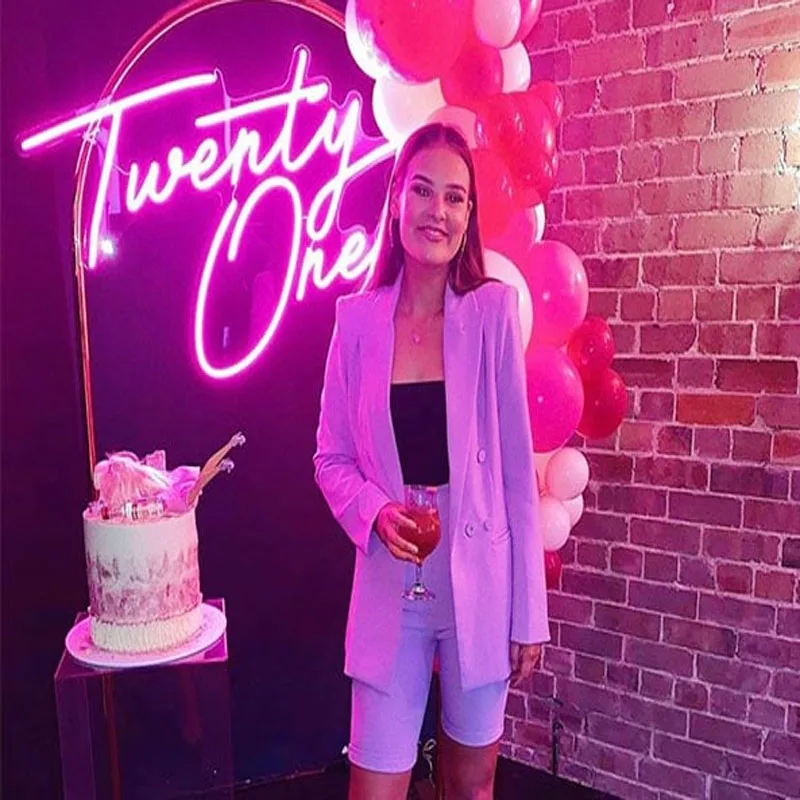 Custom Led Twenty One Happy Birthday Flexible Neon Light Sign Decoration Home Bar Wall Bedroom Party Decorative Cool Neons Lamp
Custom Led Twenty One Happy Birthday Flexible Neon Light Sign Decoration Home Bar Wall Bedroom Party Decorative Cool Neons Lamp