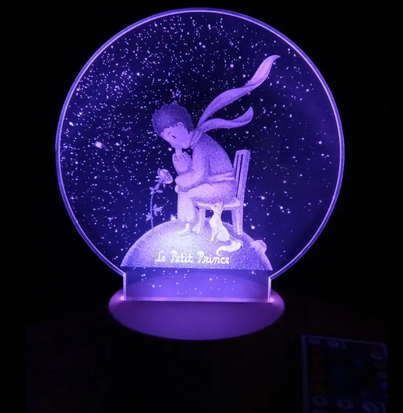 Акриловая 3d Светодиодная лампа Little Prince для моделирования, ночсветильник с USB для детской спальни, украшение для новогодвечерние, детский по...
Акриловая 3d Светодиодная лампа Little Prince для моделирования, ночсветильник с USB для детской спальни, украшение для новогодвечерние, детский по...