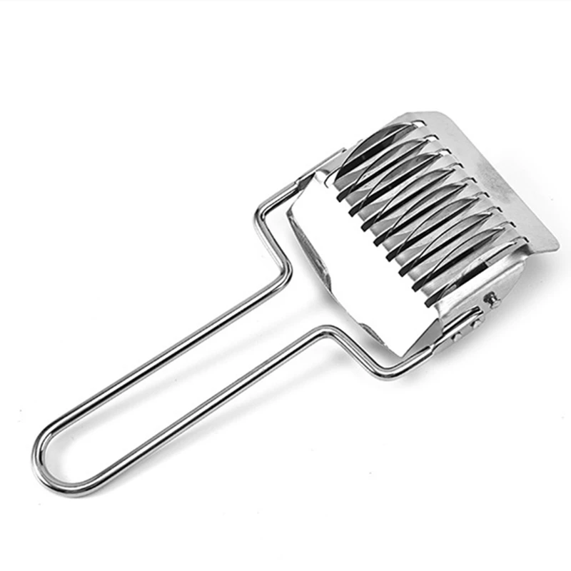 1Pcs Stainless DIY Dough cutting tools Steel Spaghett Noodle Maker Lattice Pressing Machine Roller Dough Cutter Kitchen Tool
1Pcs Stainless DIY Dough cutting tools Steel Spaghett Noodle Maker Lattice Pressing Machine Roller Dough Cutter Kitchen Tool