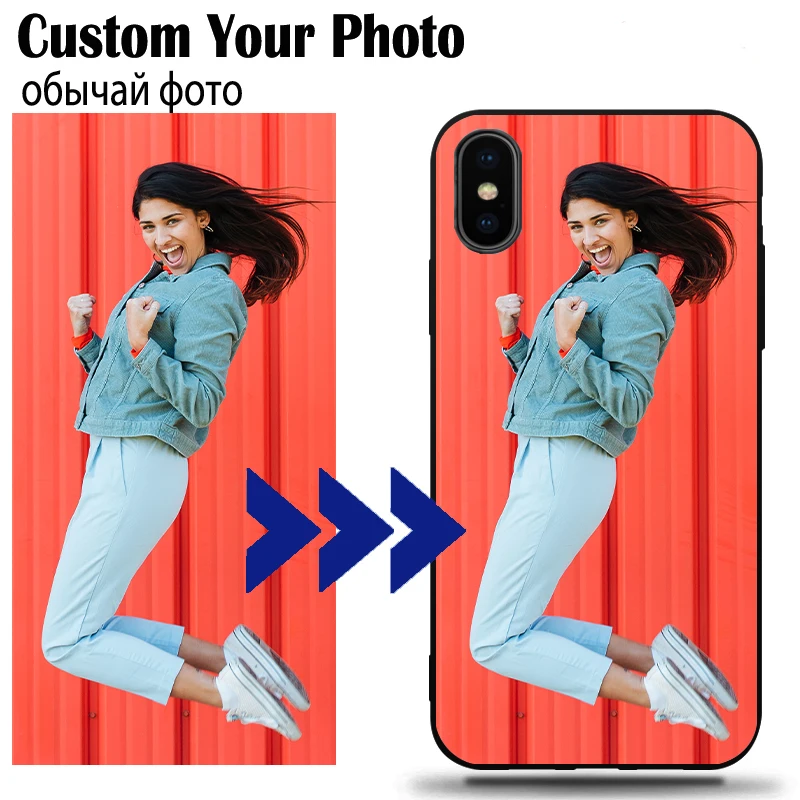 DIY Фото пользовательский чехол для телефона Xiaomi Mi A1 A2 9T 9SE 9 8 6X 5X F1 Мягкий ТПУ Черный