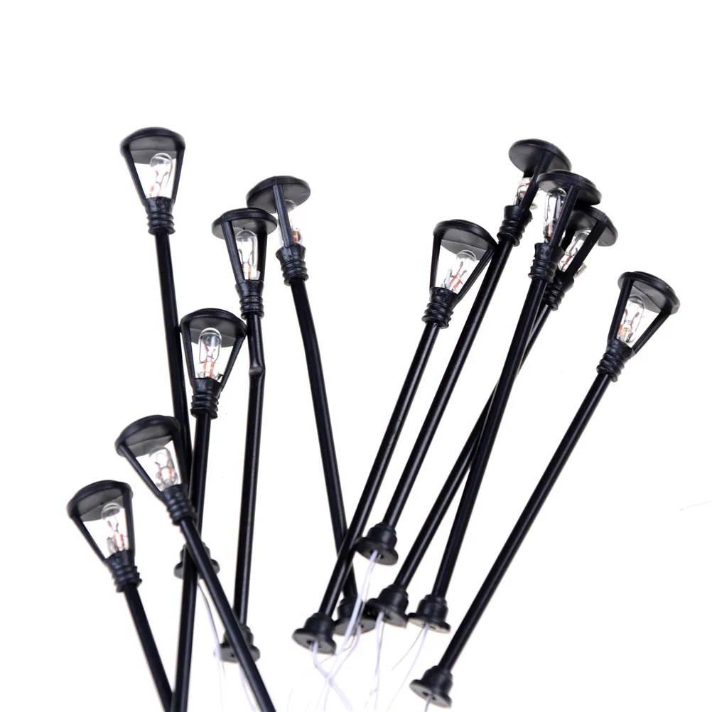 10Pcs/set Model Garden Lamps Scale 1:100 Black Model Layout Single Head Garden Lights Lamppost Landscape Light Model
10Pcs/set Model Garden Lamps Scale 1:100 Black Model Layout Single Head Garden Lights Lamppost Landscape Light Model