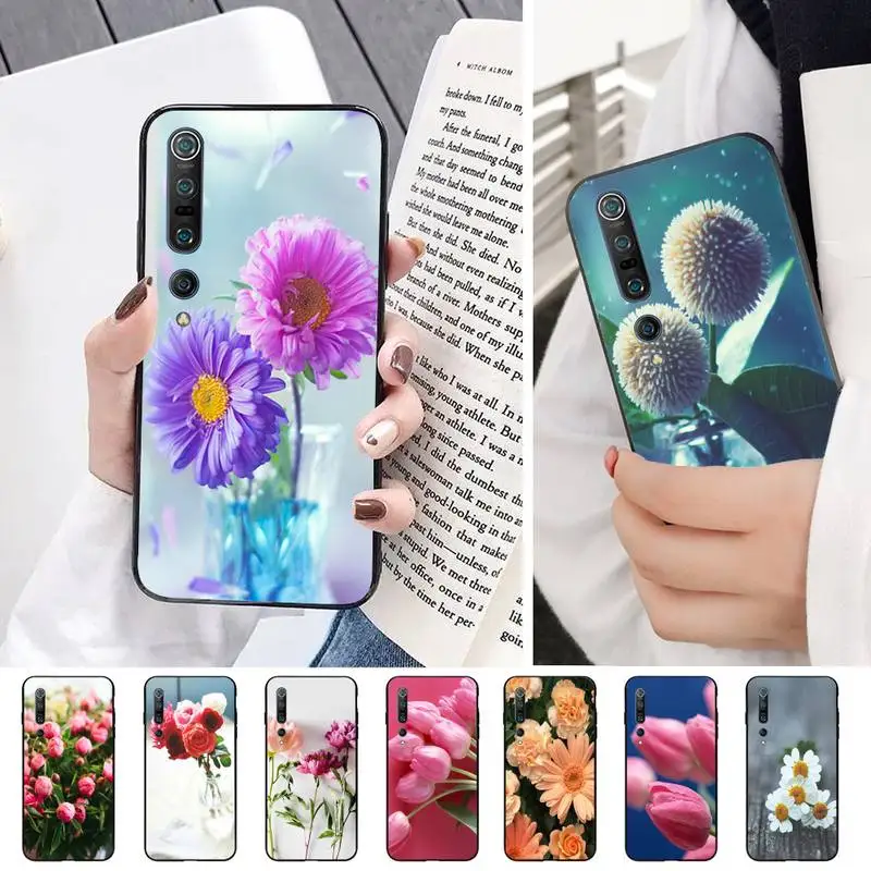 Красивый цветок чехол для телефона Xiaomi Mi8lite Mi6x A2 Mix2 Mi5x A1 Mimax2 Mi10Pro F1
