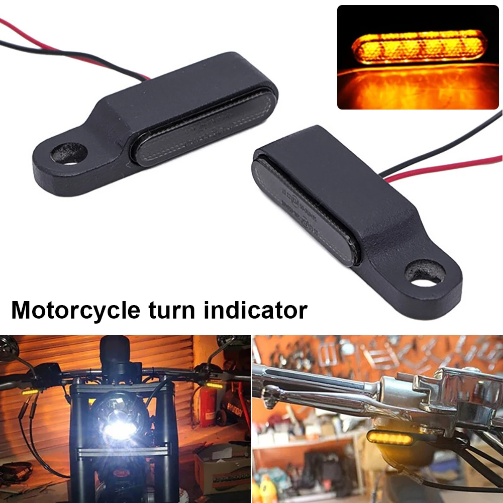2pcs Universal LED Motorcycle Turn Signal Light 12V Amber Blinker Waterproof Handlebar Flashing Light Indicator Lamp Accessories
2pcs Universal LED Motorcycle Turn Signal Light 12V Amber Blinker Waterproof Handlebar Flashing Light Indicator Lamp Accessories