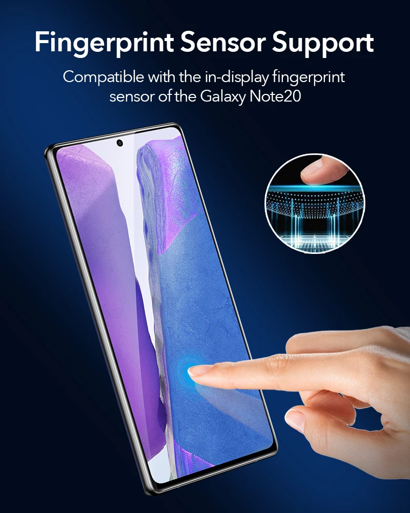 Защитное стекло ESR для Samsung Galaxy Note 20 Ultra S20 S10 Plus Lite 10/9 2 шт. | Мобильные телефоны и