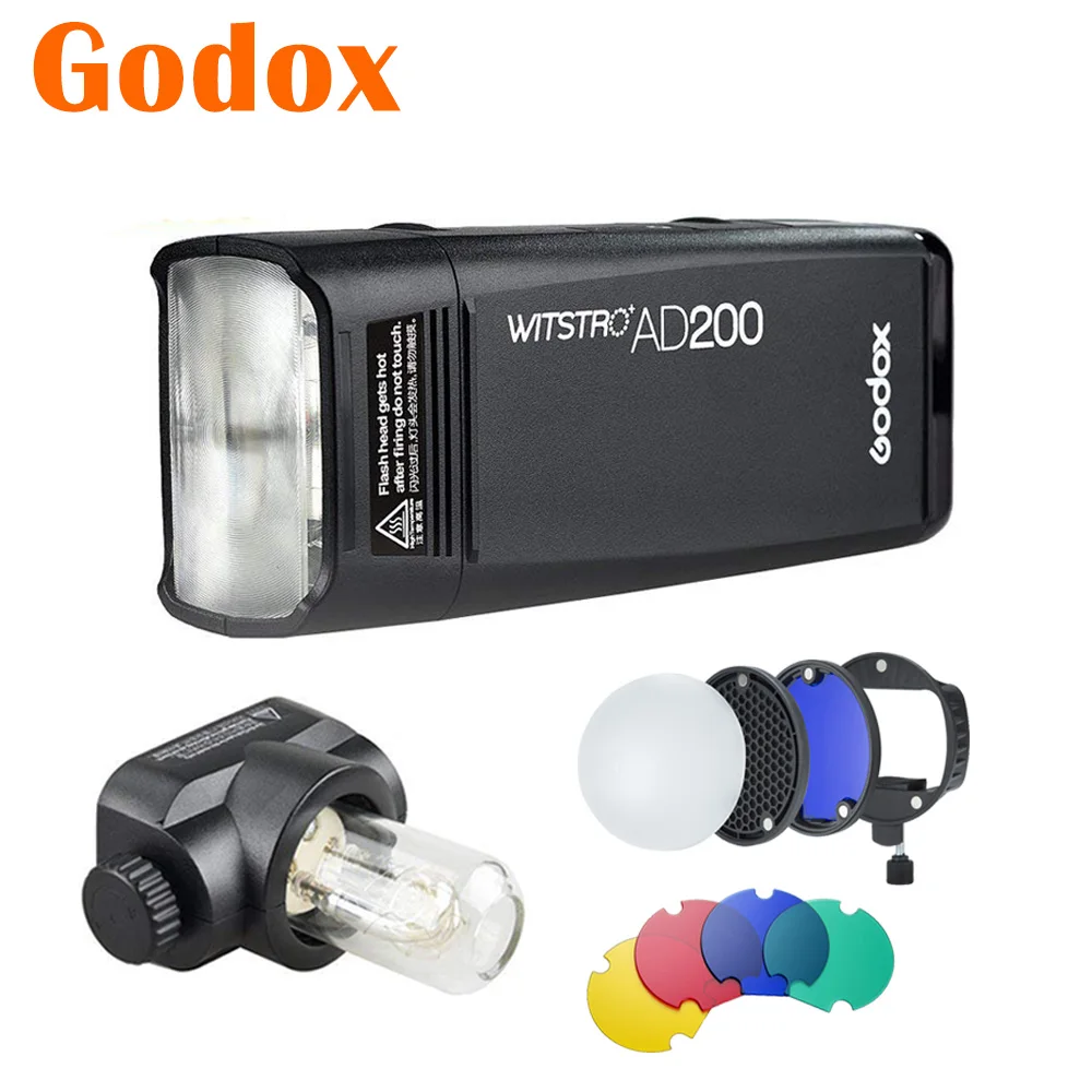 Godox AD200 TTL 2.4G Pocket Flash Dual Head 2900mAh Lithium Battery X1T X2T XPro Trigger Magnet Barndoor Color Filter 
Godox AD200 TTL 2.4G Pocket Flash Dual Head 2900mAh Lithium Battery X1T X2T XPro Trigger Magnet Barndoor Color Filter