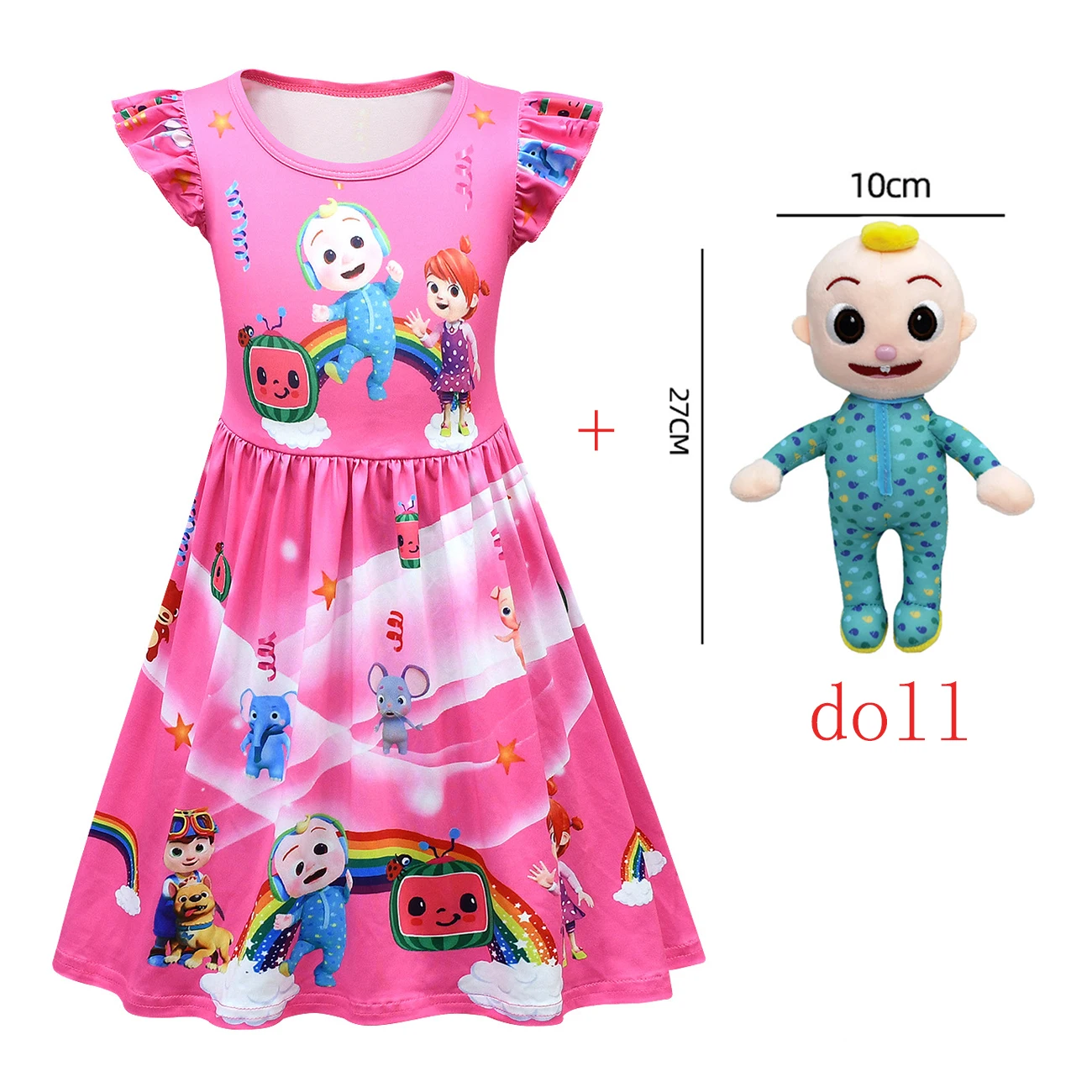 Cocomelon Clothes Baby Girls Dress Summer Kids Fly Sleeve Princess Dresses Children Cartoon Party Costumes Toddler Birthday Gift
Cocomelon Clothes Baby Girls Dress Summer Kids Fly Sleeve Princess Dresses Children Cartoon Party Costumes Toddler Birthday Gift