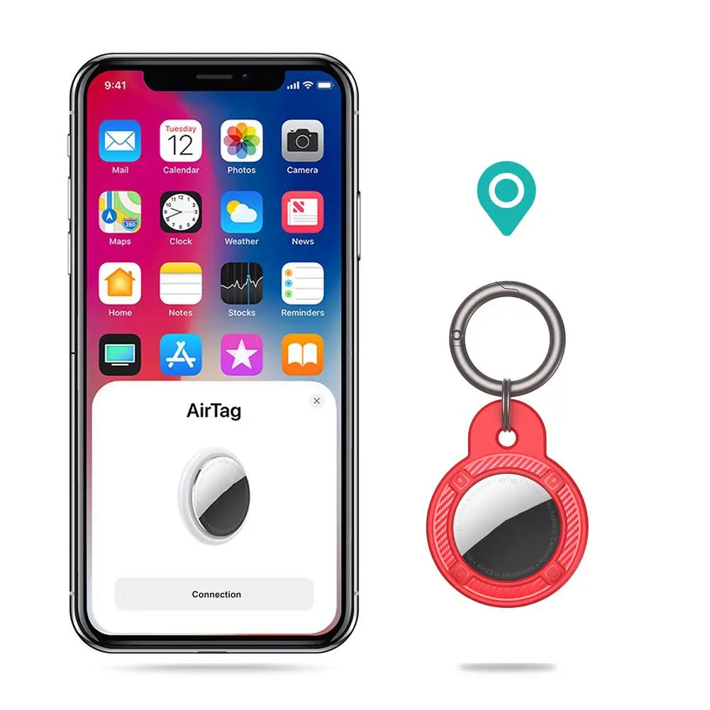 Suitable For AirTag Silicone Case Lightweight Tpu Protective Holster Accessories With Key Ring Anti-lost Design Soft Rubber
Suitable For AirTag Silicone Case Lightweight Tpu Protective Holster Accessories With Key Ring Anti-lost Design Soft Rubber