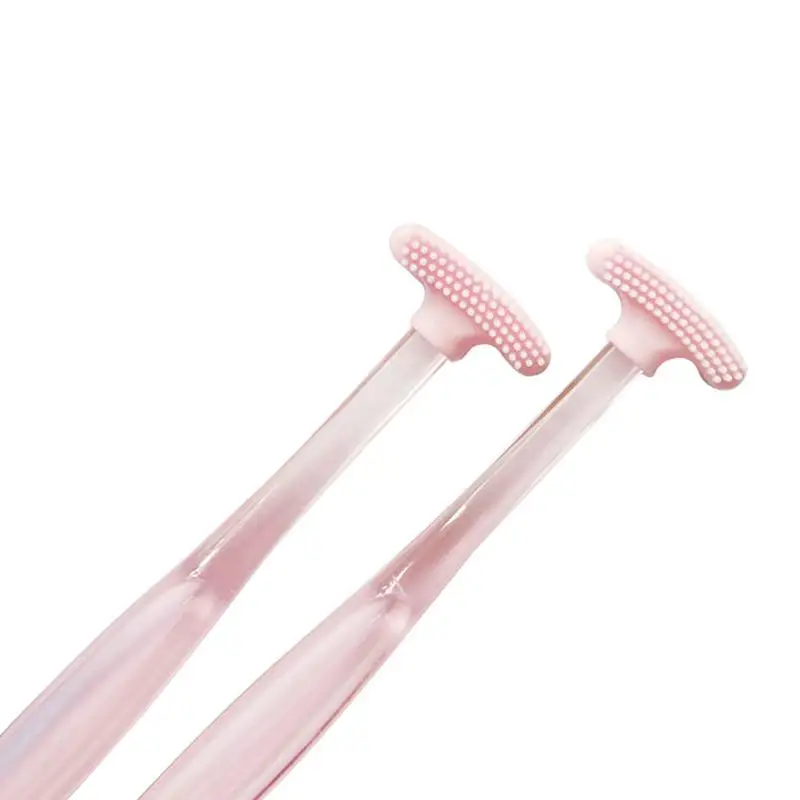 Tongue Brush Cleaning the Surface of Tongue Oral Cleaning Brushes Tongue Scraper Cleaner Fresh Breath Health Care(pink)
Tongue Brush Cleaning the Surface of Tongue Oral Cleaning Brushes Tongue Scraper Cleaner Fresh Breath Health Care(pink)