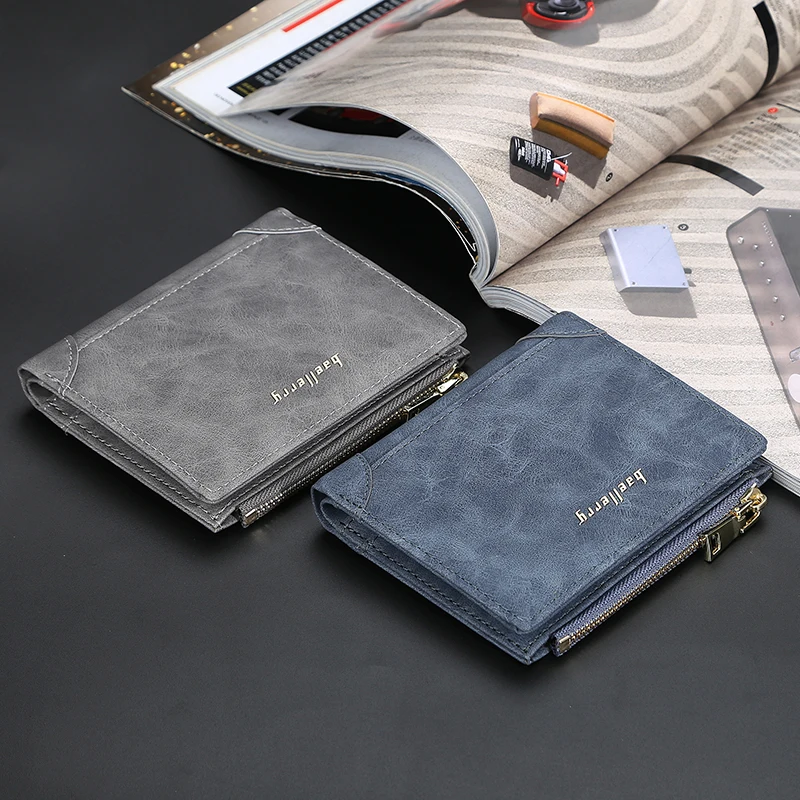 2021 Men Wallets Small Card Holder Casual Short Zipper Hasp Man Slim Purse PU Leather Youth Male Wallet Vertical Thin Money Bag
2021 Men Wallets Small Card Holder Casual Short Zipper Hasp Man Slim Purse PU Leather Youth Male Wallet Vertical Thin Money Bag