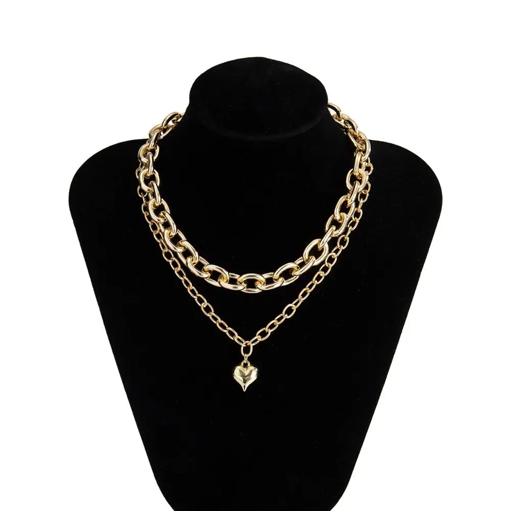 Goth Thicken Chains Necklace for Women Miami Cuban Chunky Neck Chains Cothic Accessories Lovers Heart Pedant Necklace Jewelry
Goth Thicken Chains Necklace for Women Miami Cuban Chunky Neck Chains Cothic Accessories Lovers Heart Pedant Necklace Jewelry