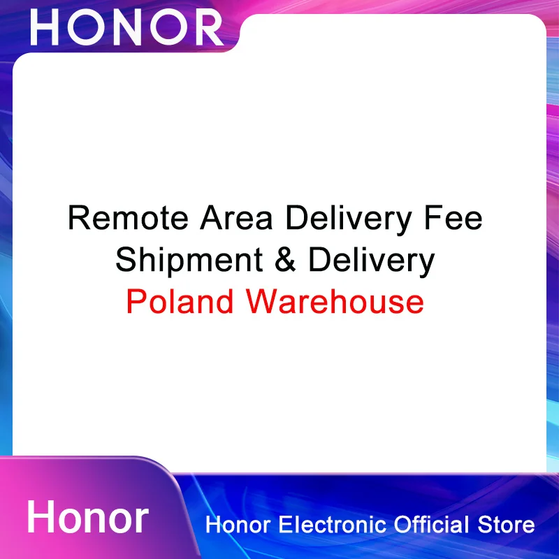 Remote Area Delivery Fee & Shipment & Delivery for Poland Warehouse 
Remote Area Delivery Fee & Shipment & Delivery for Poland Warehouse