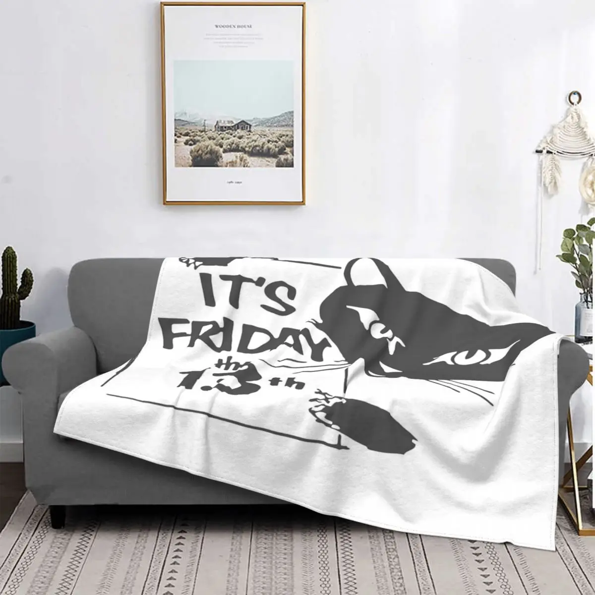 Manta con capucha para cama, colcha a cuadros de muselina, feliz Halloween, 168 
Manta con capucha para cama, colcha a cuadros de muselina, feliz Halloween, 168