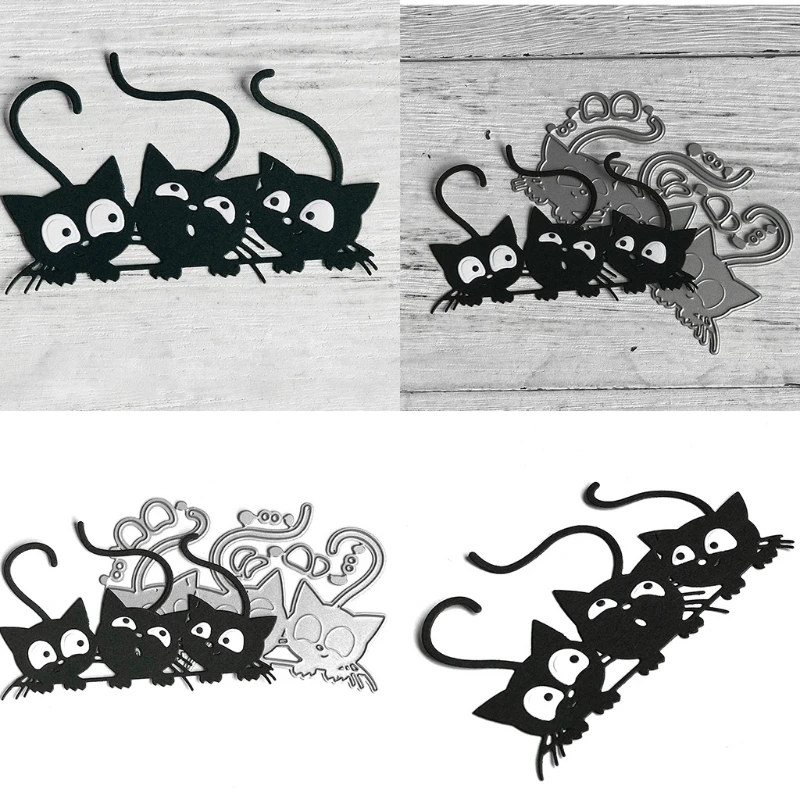C5AD Cute Cat Board Mould Embossing Stencil DIY Printing Steel Mould Scrapbook Album Paper Card Mould for Card Making
C5AD Cute Cat Board Mould Embossing Stencil DIY Printing Steel Mould Scrapbook Album Paper Card Mould for Card Making