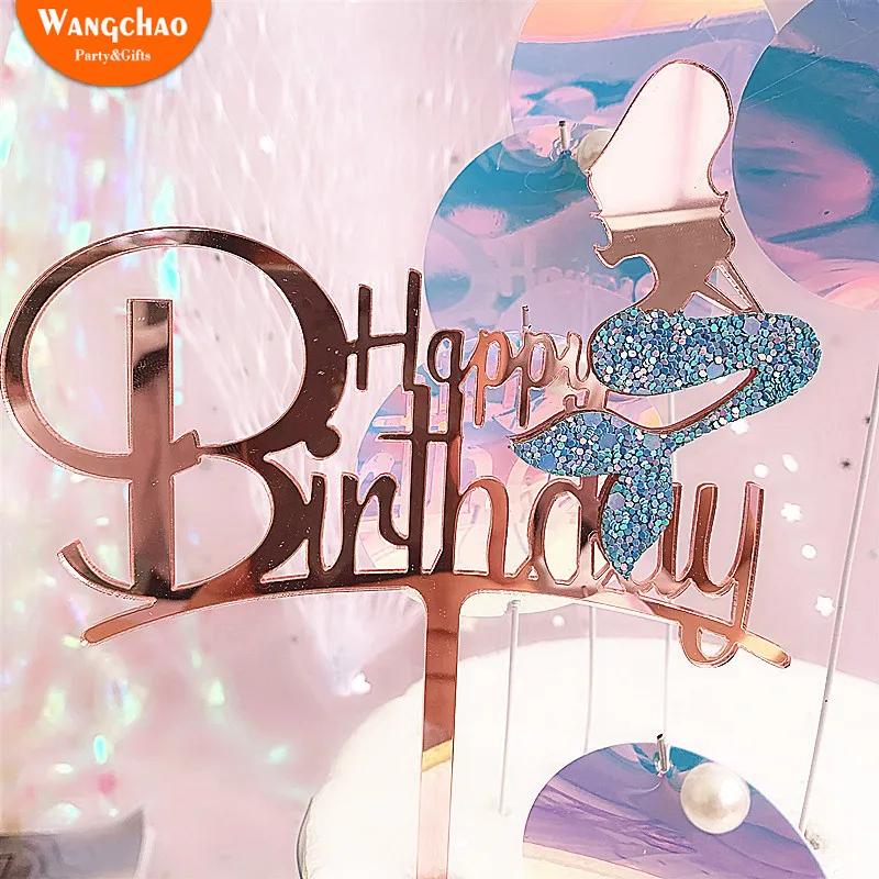 Dreaming Glitter Acrylic Mermaid Cake Topper Mermaid Decoration Birthday Cake Accessories Beautiful Mermaid Party Supplies
Dreaming Glitter Acrylic Mermaid Cake Topper Mermaid Decoration Birthday Cake Accessories Beautiful Mermaid Party Supplies