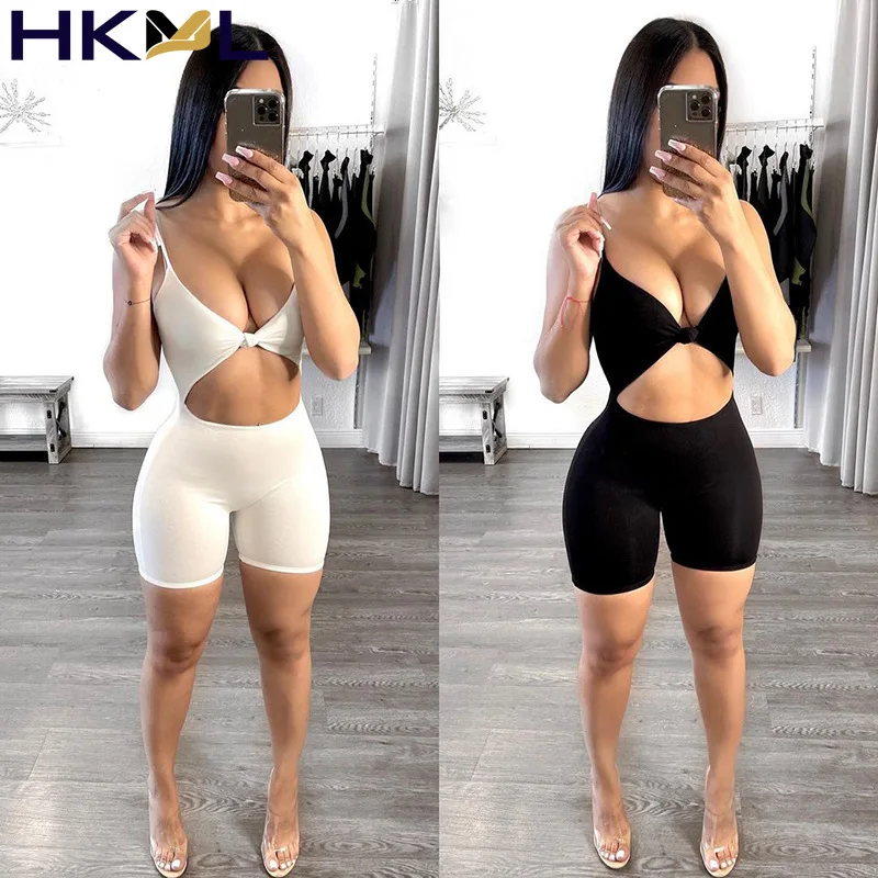 Womens Sexy Playsuit Hip lift Strap Twist Front Backless Cut Out Jumpsuit Summer Clothes for Women Clubwear
Womens Sexy Playsuit Hip lift Strap Twist Front Backless Cut Out Jumpsuit Summer Clothes for Women Clubwear